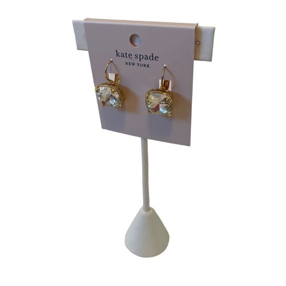 Kate Spade Square Crystal Posts. Very Pretty! - Picture 3 of 6